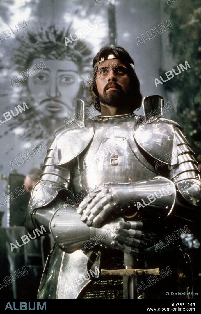 Arthur and NIGEL TERRY. NIGEL TERRY in EXCALIBUR, 1981, directed by JOHN BOORMAN. Copyright ORION/WARNER BROTHERS.