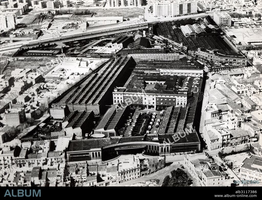 Fábrica de la ENASA (Pegaso) en Barcelona, años1950.