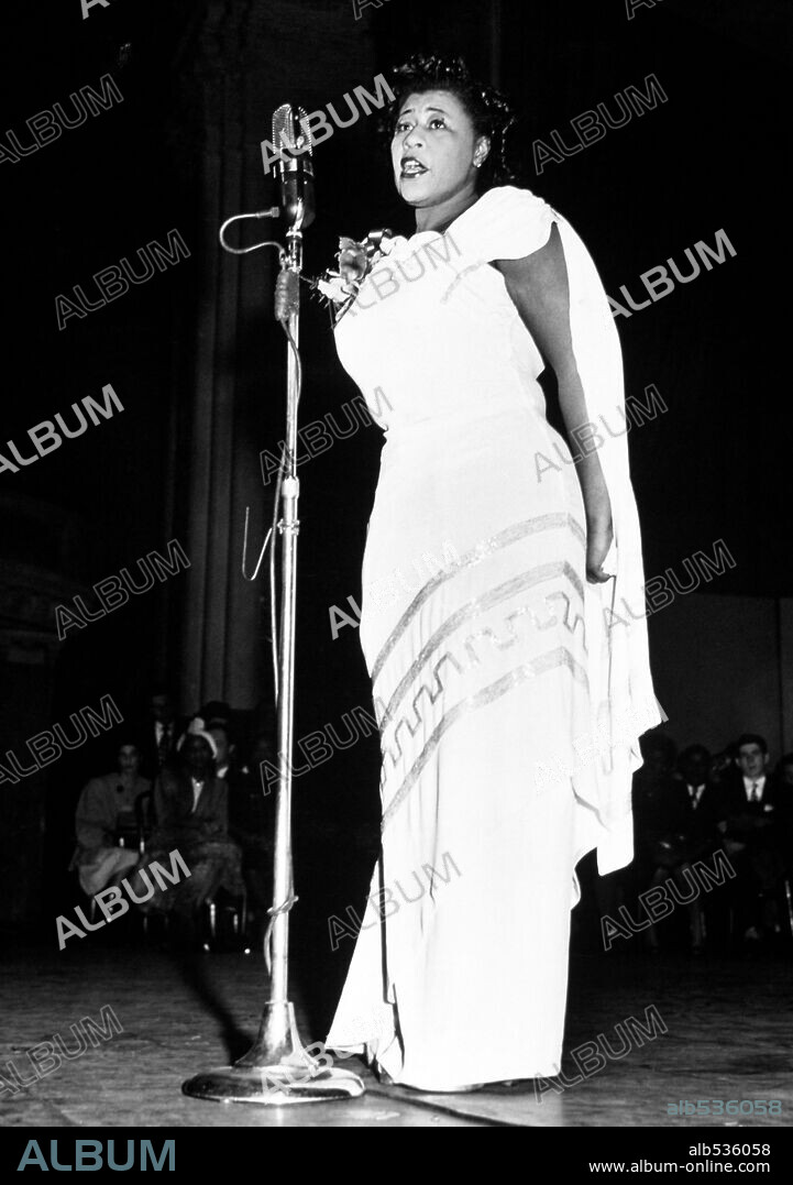 La cantante Ella Fitzgerald.