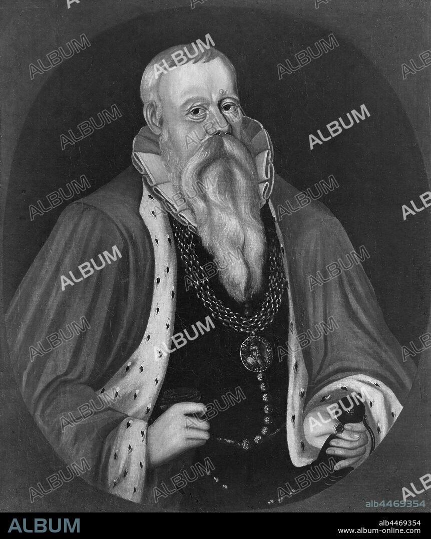 King Johan III and Erik Gustafsson Stenbock, Erik Gustafsson Stenbock, 1538-1602, painting, John III of Sweden, Oil on canvas, Height, 84 cm (33 inches), Width, 73 cm (28.7 inches).