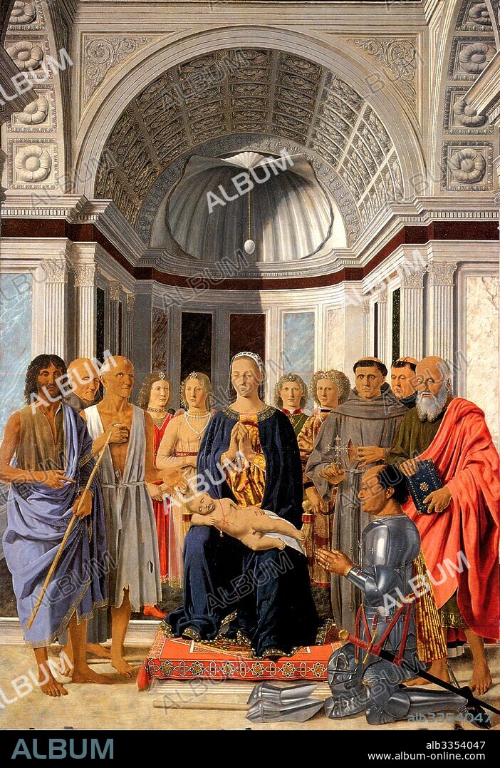 PIERO DELLA FRANCESCA. The Brera Madonna (Pala di Brera).