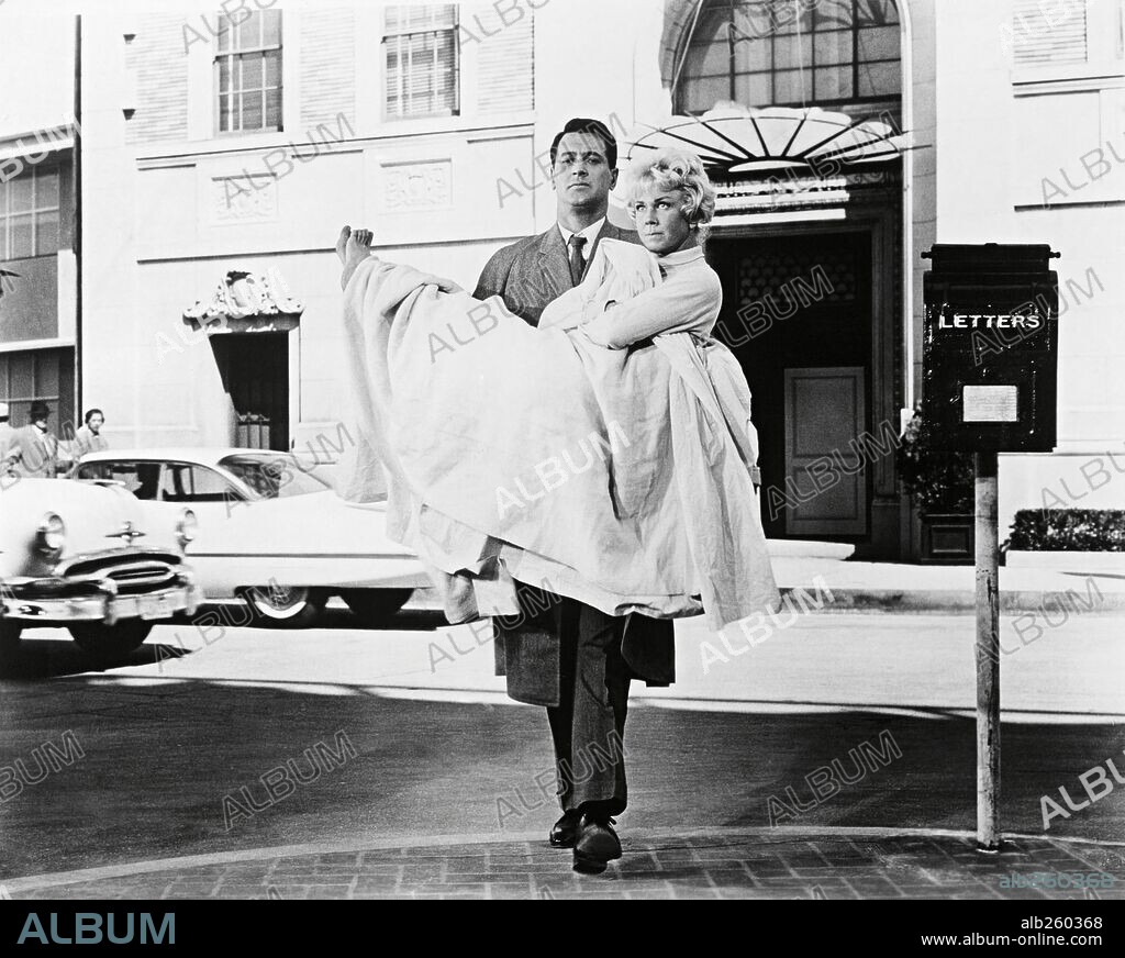 DORIS DAY et ROCK HUDSON dans PILLOW TALK, 1959, réalisé par MICHAEL GORDON. Copyright UNIVERSAL PICTURES.