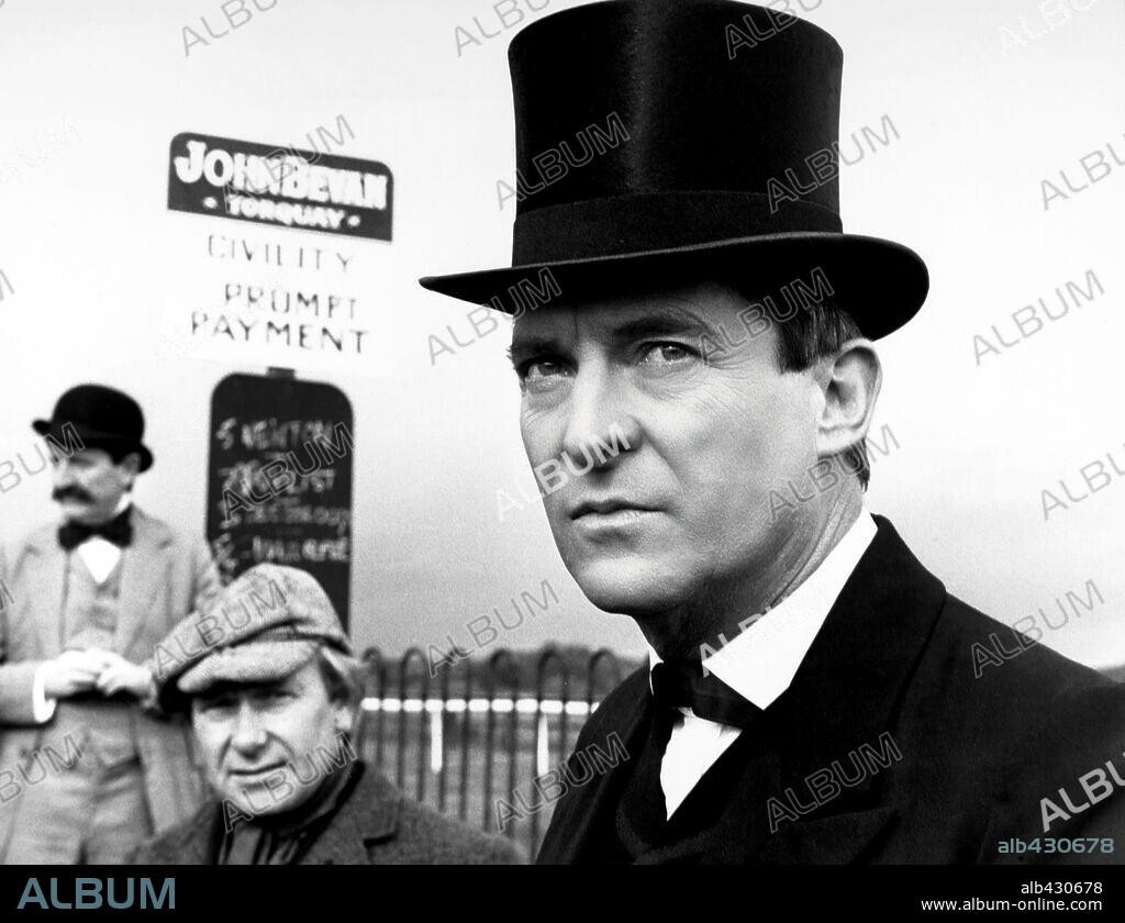 JEREMY BRETT in THE RETURN OF SHERLOCK HOLMES, 1987, directed by DAVID CARSON and PETER HAMMOND. Copyright Granada Television.