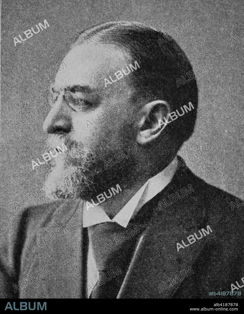 Oswald Freiherr von Richthofen, 13 October 1847 - 17 January 1906, German diplomat and politician, who served as Foreign Secretary and head of the Foreign Office, picture from 1895, digital improved.