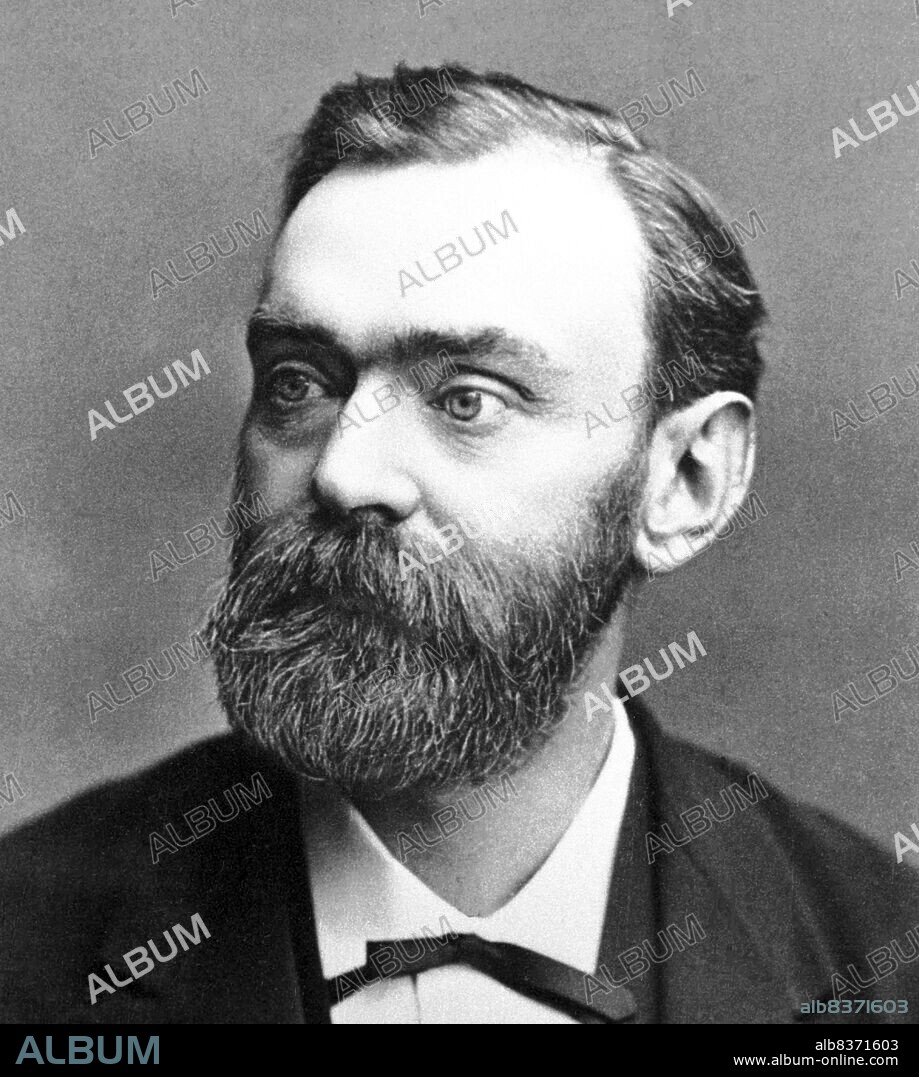 Alfred Bernhard Nobel (21 October 1833 10 December 1896) was a Swedish chemist, engineer, inventor, businessman, and philanthropist.<br/><br/> . Known for inventing dynamite, Nobel also owned Bofors, which he had redirected from its previous role as primarily an iron and steel producer to a major manufacturer of cannon and other armaments. Nobel held 355 different patents, dynamite being the most famous.<br/><br/> . After reading a premature obituary which condemned him for profiting from the sales of arms, he bequeathed his fortune to institute the Nobel Prizes. The synthetic element nobelium was named after him.