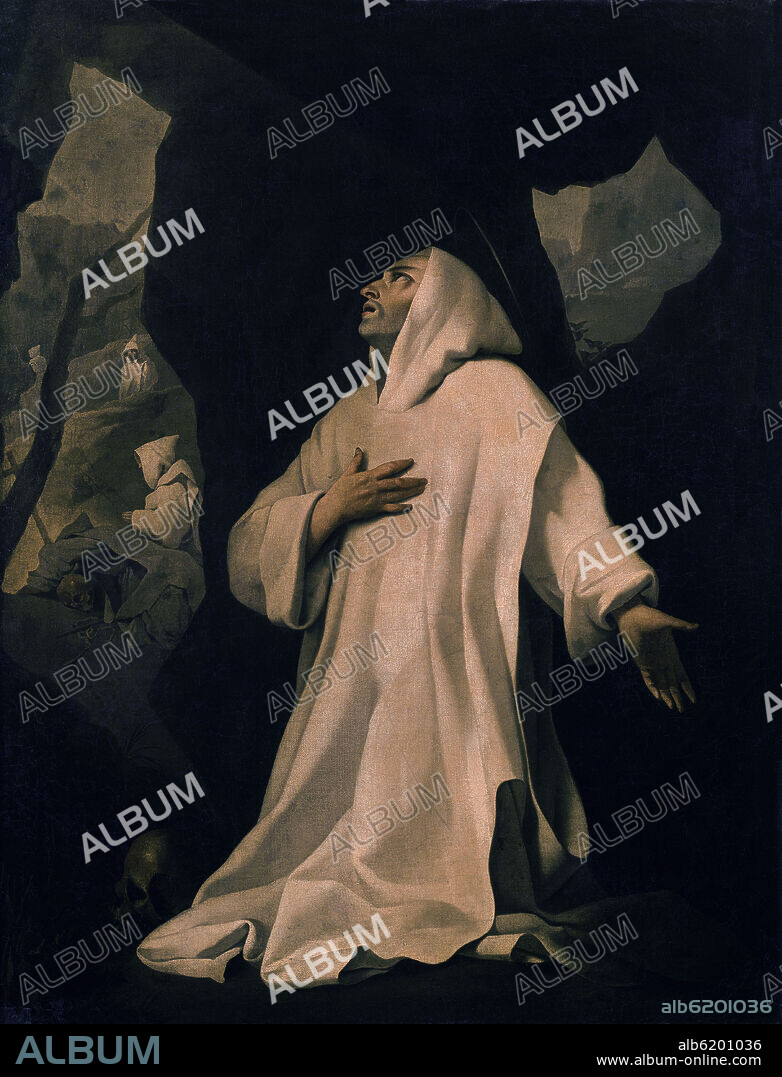 FRANCISCO DE ZURBARAN. Spanish school. Monk. Monje. Madrid, Viscount of Roda collection.