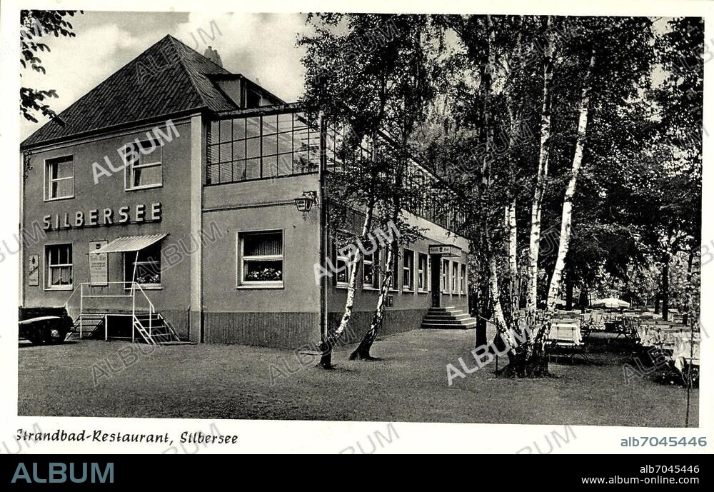 Kapellen Moers, Haus Silbersee, Strandbad,Restaurant.