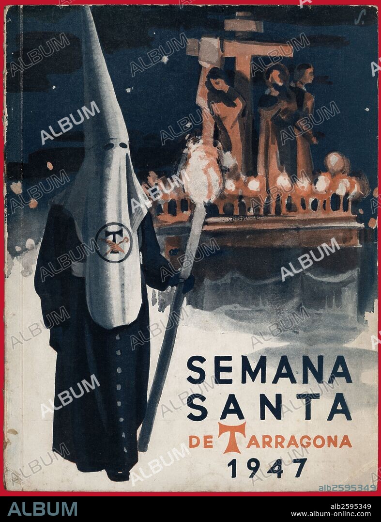 Programa de las fiestas de Semana Santa en Tarragona, año 1947.
