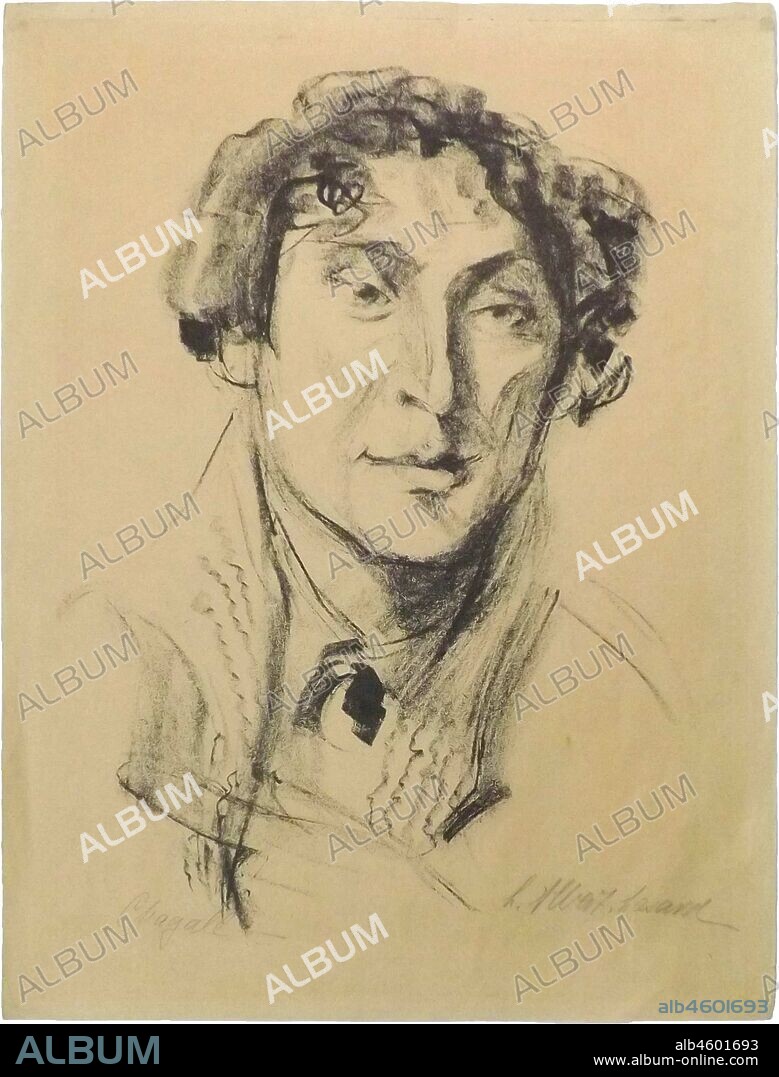 LOU ALBERT-LASARD. Portrait of Marc Chagall.