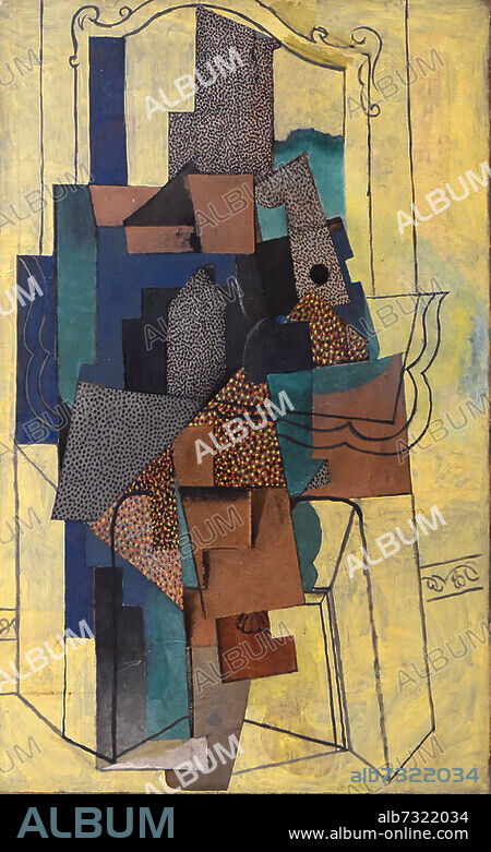 Homme à la cheminée (1916)
(Man at the fireplace)
Auteur : Pablo Picasso (1881-1973)
Huile sur toile. 130 x 81 cm
Musée National Picasso - Paris.