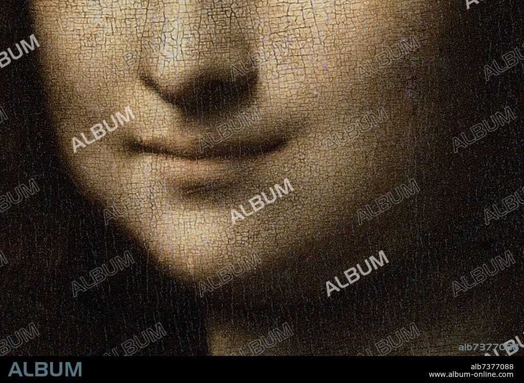 LEONARDO DA VINCI. LA SONRISA DE LA GIOCONDA - 1503-6 - O/T - 77x53 cm - RENACIMIENTO ITALIANO.