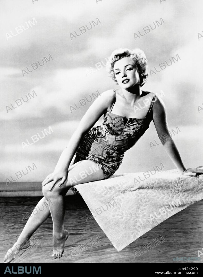 NORMA JEAN BAKER. MARILYN MONROE en ENCUENTROS EN LA NOCHE, 1952 (CLASH BY NIGHT), dirigida por FRITZ LANG. Copyright RKO.