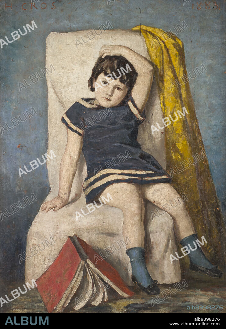 HENRY CROS. Portrait de Mademoiselle d’Adhémar, 1883.