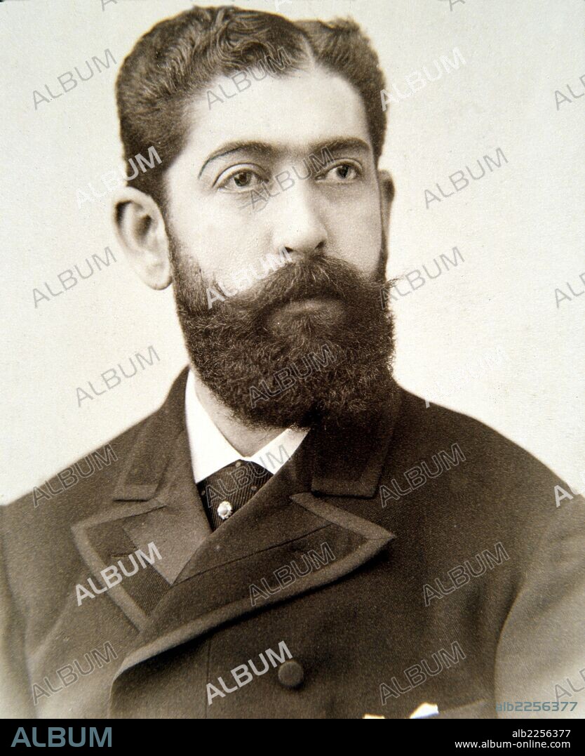 AZA, VITAL ESCRITOR ESPAÑOL. POLA DE LENA. 1851 - 1911. REPRODUCCIOIN FOTO.