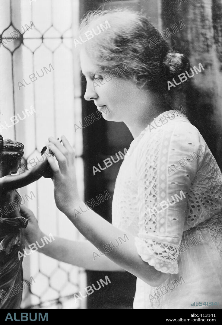 Helen Keller touching a statue, 1912. Keller (1880-1968) was an American author, political activist, and lecturer. She was the first deaf-blind person to earn a Bachelor of Arts degree. The story of Keller and her teacher, Anne Sullivan, was made famous by Keller's autobiography, The Story of My Life, and its adaptations for film and stage, The Miracle Worker. A prolific author, Keller was well-traveled and outspoken in her convictions. A member of the Socialist Party of America and the Industrial Workers of the World, she campaigned for women's suffrage, labor rights, socialism, antimilitarism, and other similar causes.