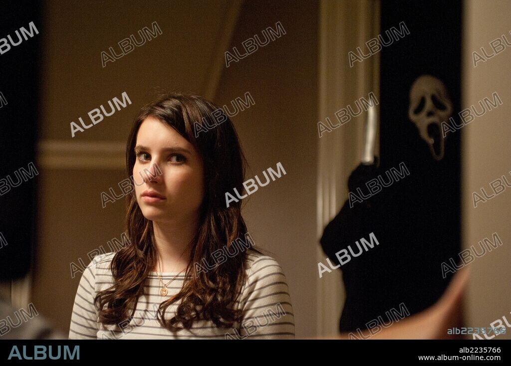 EMMA ROBERTS en SCREAM 4, 2011, dirigida por WES CRAVEN. Copyright DIMENSION FILMS.