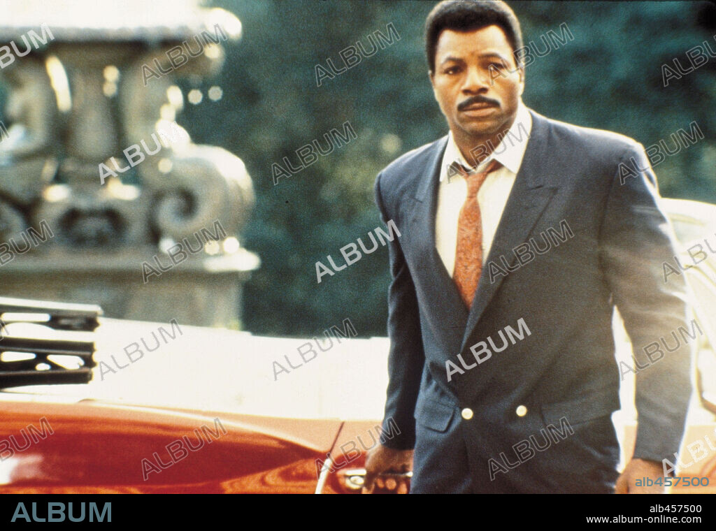 CARL WEATHERS en ACCIÓN JACKSON, 1988 (ACTION JACKSON), dirigida por CRAIG R. BAXLEY. Copyright LORIMAR.