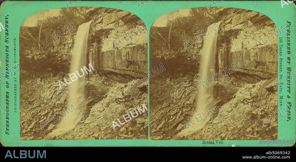 Bridal veil., still image, Stereographs, 1850 - 1930, Illingworth, W. H. (William H.) (1842-1893).