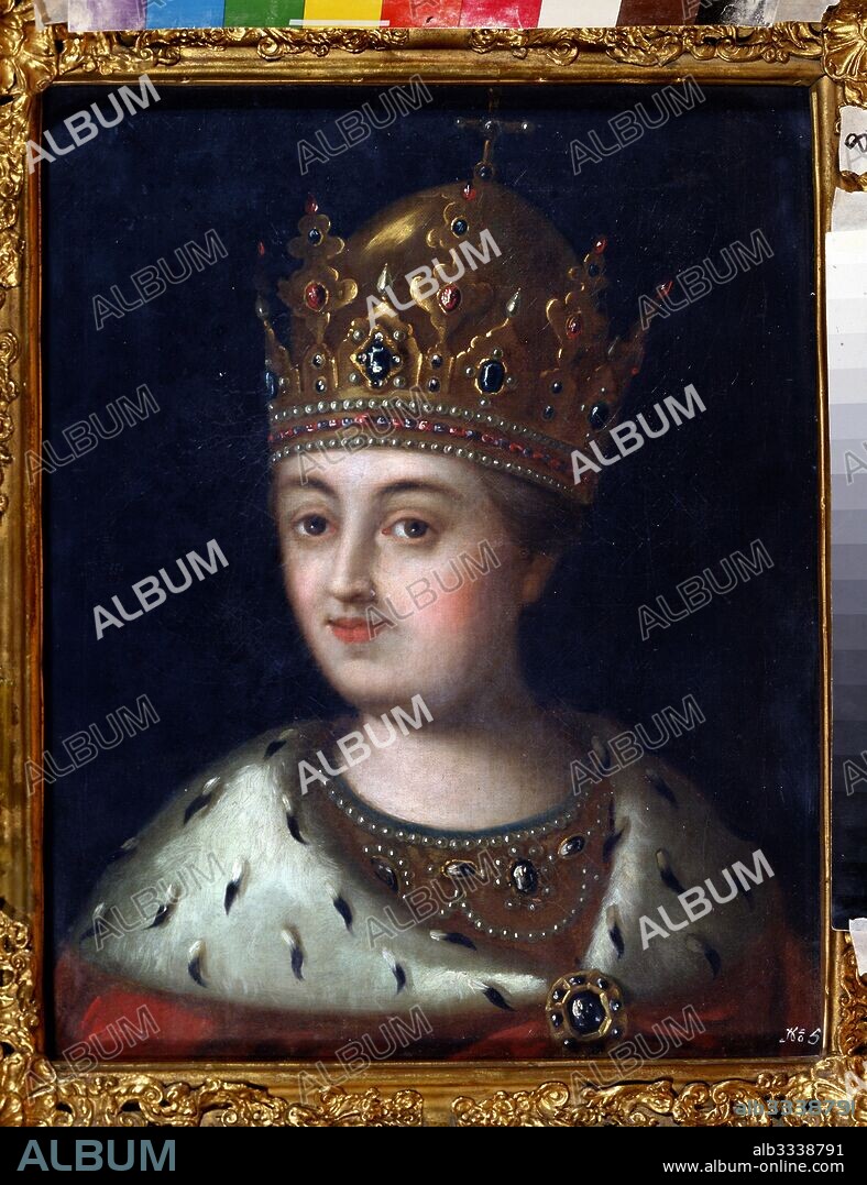 ALEXEI PETROVICH ANTROPOV. Portrait of the regent Sophia Alekseyevna (1657-1704).