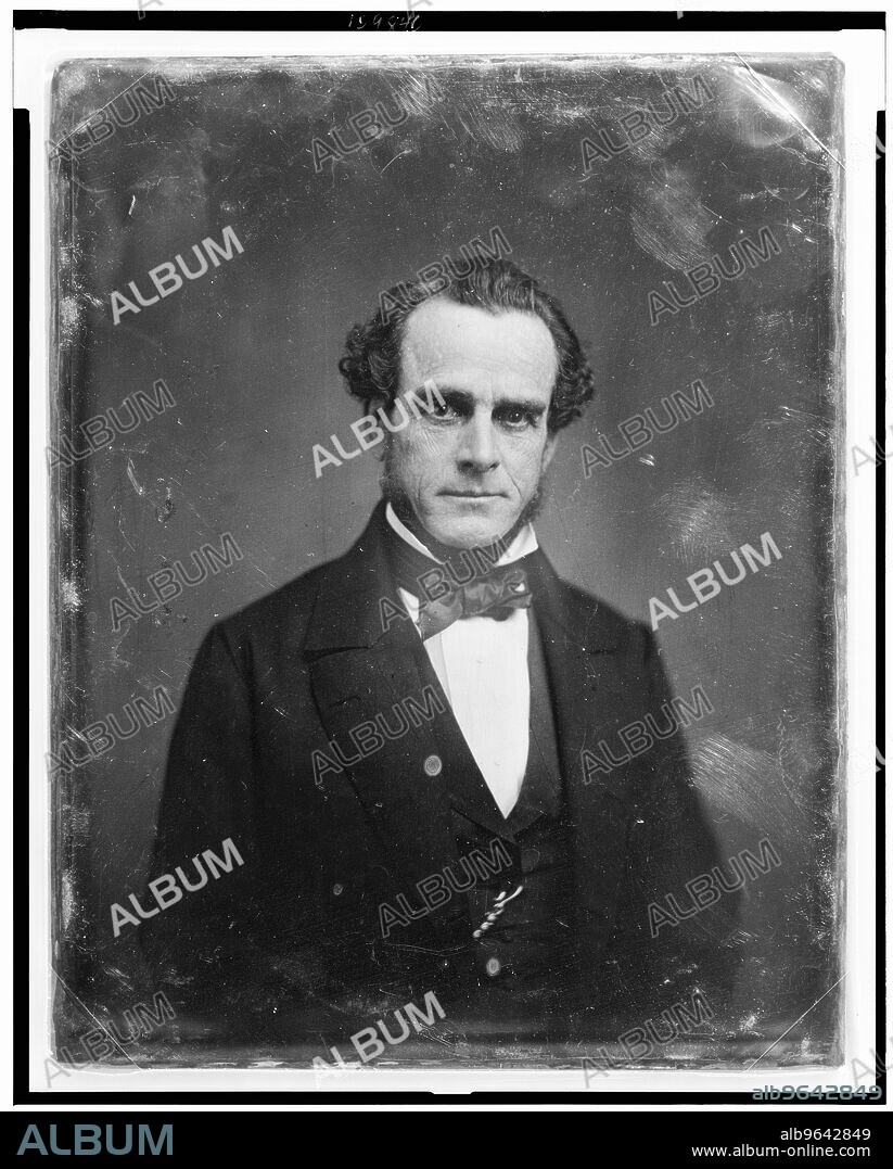 MATHEW BRADY. Thomas Butler King, half-length portrait, nearly facing front, between 1844 and 1860. Whig Congressman from Georgia, 1839-1843, 1845-1850.