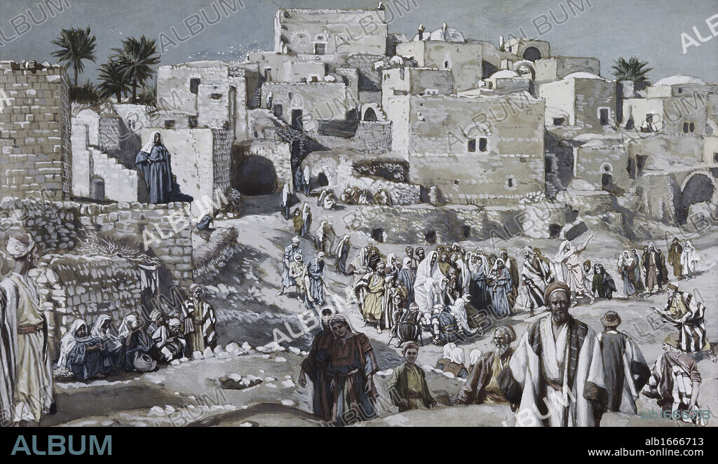 Jesus on His Way to Jerusalem  James Tissot (1836-1902/French).