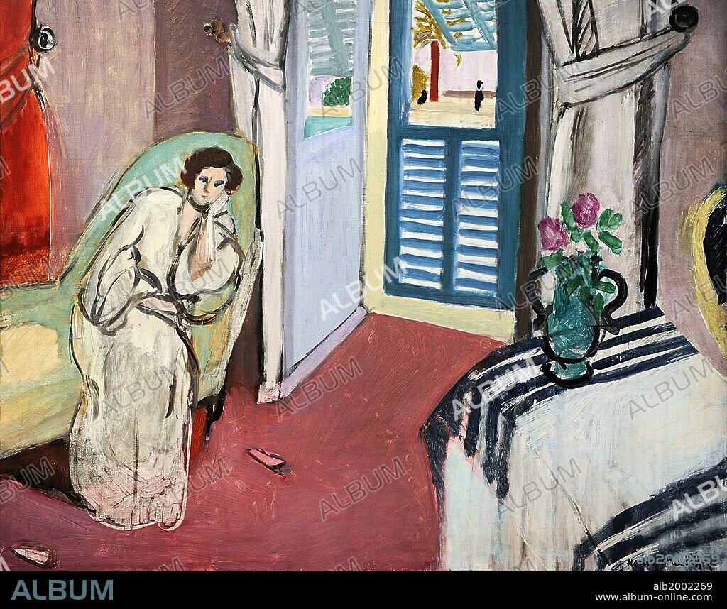 Henri Matisse (1869-1954). French painter. Woman on a Divan (Room at the Hotel Mediterranee), 1920-1921. Kunstmuseum. Basel. Switzerland.