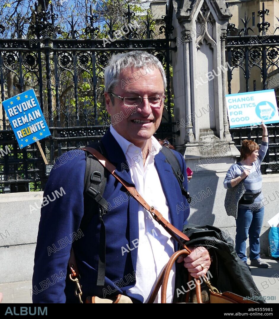 Gavin Esler, Scottish journalist, television presenter and author. candidate for Change UK in London at the 2019 European Parliament election..