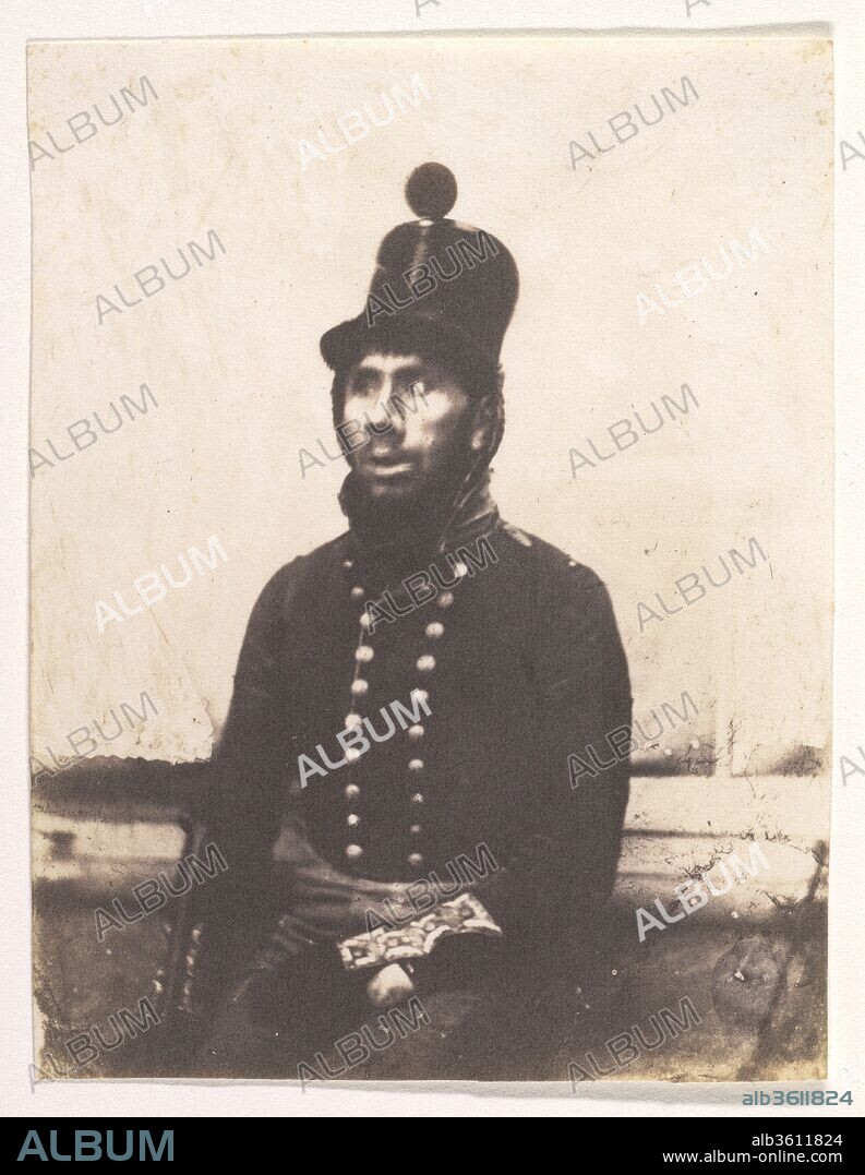 [Soldier]. Artist: Calvert Richard Jones (British, Swansea, Wales 1802-1877 Bath, England). Dimensions: Image: 4 3/16 × 3 3/16 in. (10.6 × 8.1 cm). Date: 1845-50.