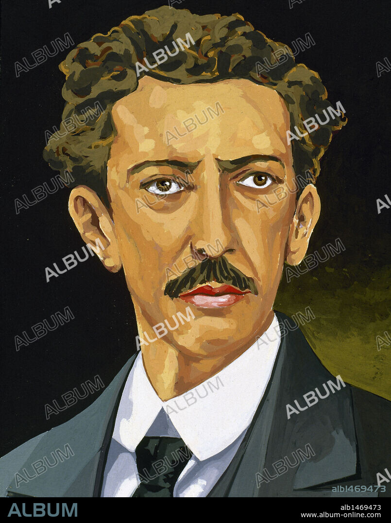 MANUEL ACUÑA (1849-1873). Poeta mexicano. Dibujo.