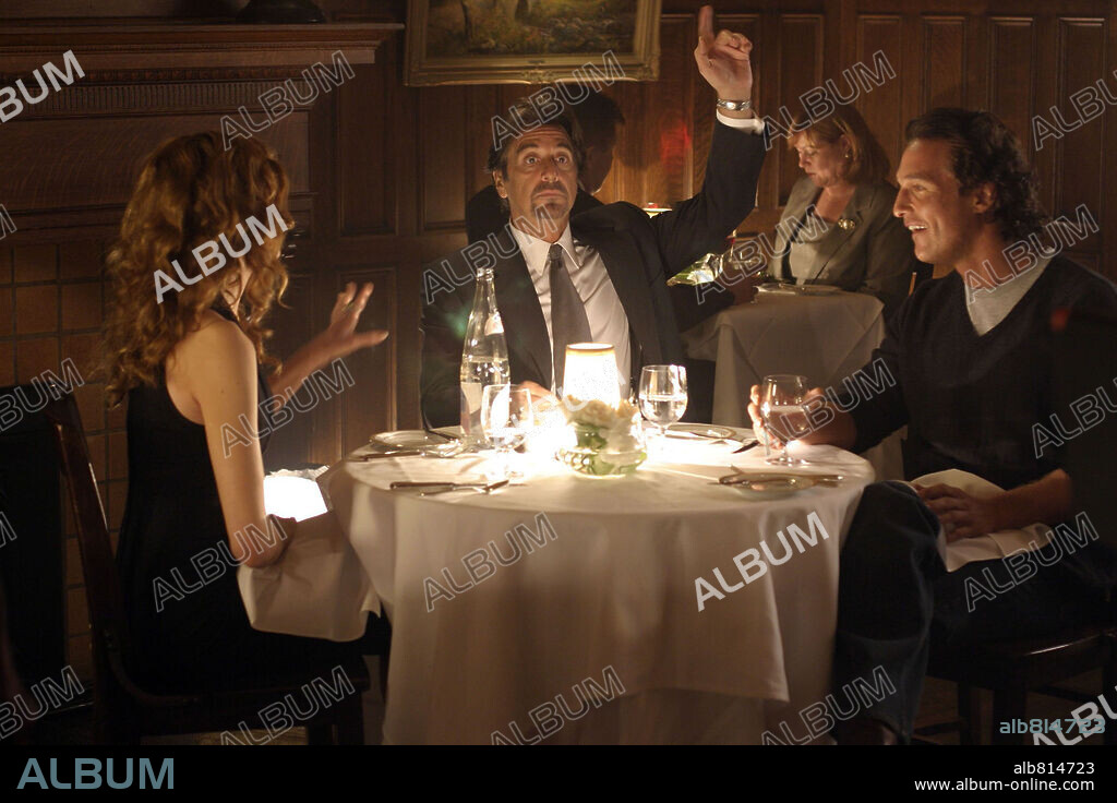 AL PACINO, MATTHEW McCONAUGHEY and RENE RUSSO in TWO FOR THE MONEY, 2005, directed by D. J. CARUSO. Copyright UNIVERSAL PICTURES.
