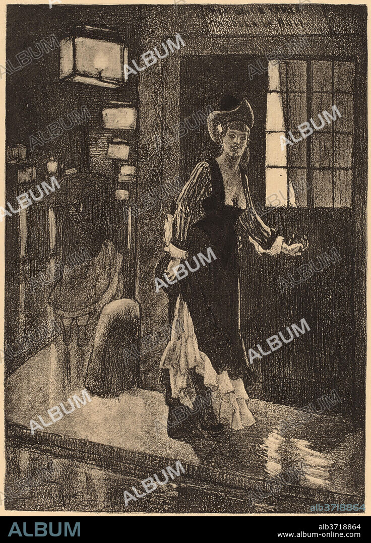 FéLICIEN ROPS. Le Rydeack. Medium: etching.