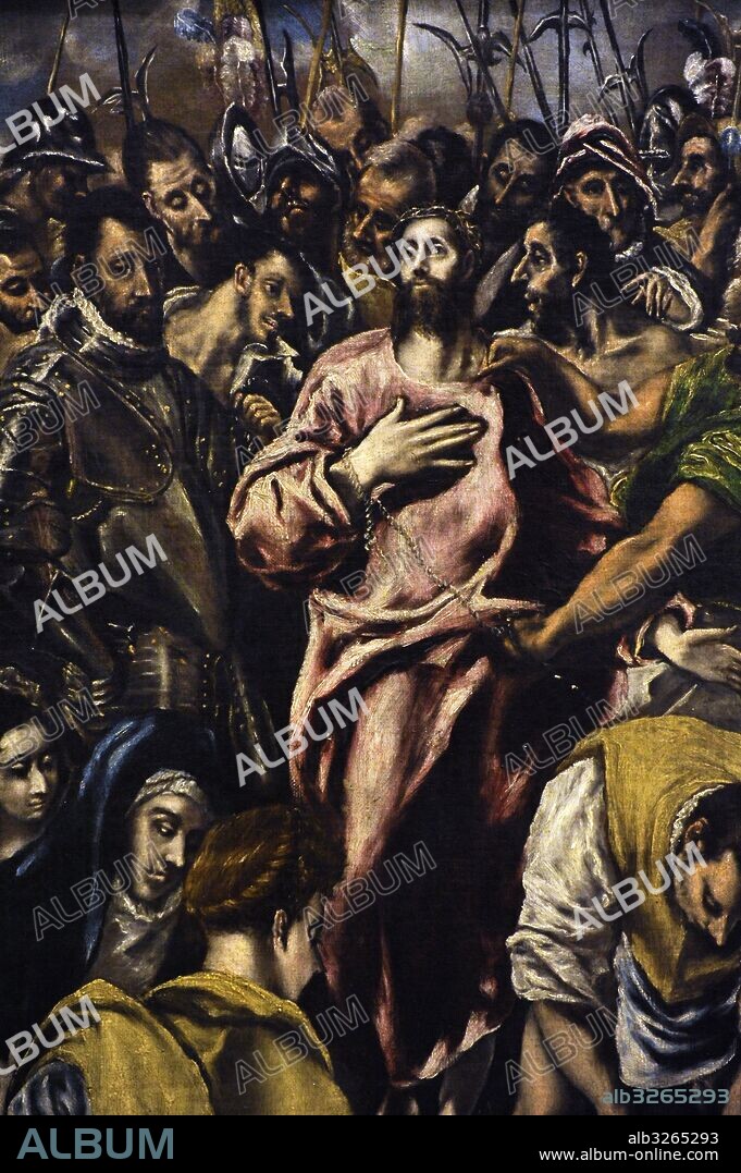 El Greco (1541-1614). Cretan painter. Jesus Christ Stripped of his Garments. Detail. National Gallery. Oslo. Norway.