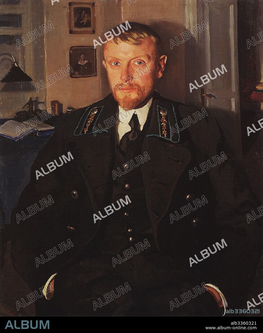 ZINAIDA YEVGENIEVNA SEREBRIAKOVA. Portrait of Boris Anatolyevich Serebriakov (1880-1919).