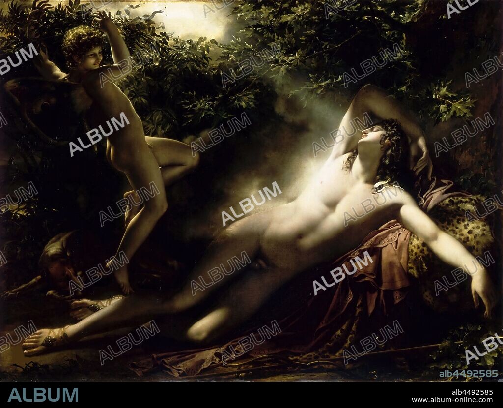 ANNE LOUIS GIRODET DE ROUCY TRIOSON. The Sleep of Endymion.