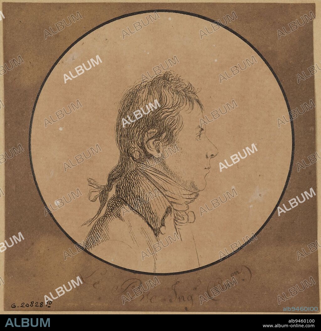 Portrait of Jacques-Marie Le Père, Dutertre, André, Draftsman, Between 1798 and 1791, Graphic arts, Print, Etching, Dimensions - Work: Height: 9.5 cm, Width: 9.5 cm.
