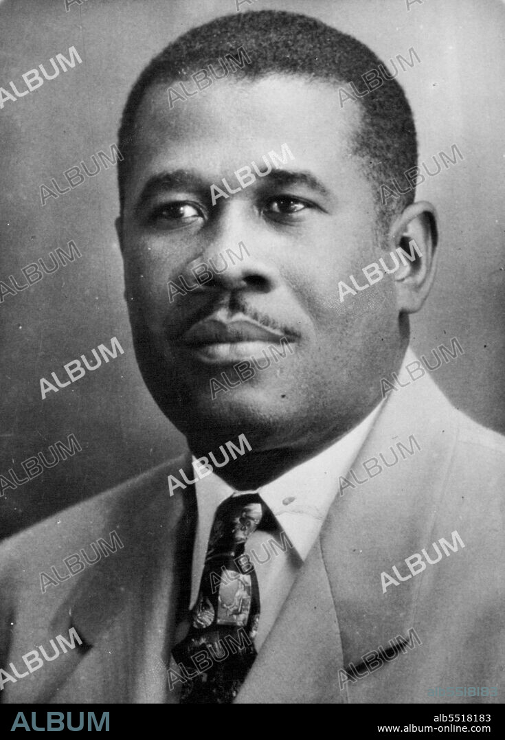 General Paul Eugene Magloire President Of The Republic Of Haiti. Born in 1907, he assumed office on December 6th, 1950. June 14, 1955. (Photo by Camera Press).