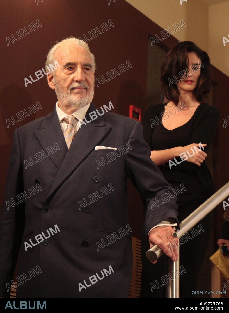 Alicante 05/14/2008 Triage film presentation. Paz Vega and Christopher Lee, Photo Juan Carlos Soler archdc.