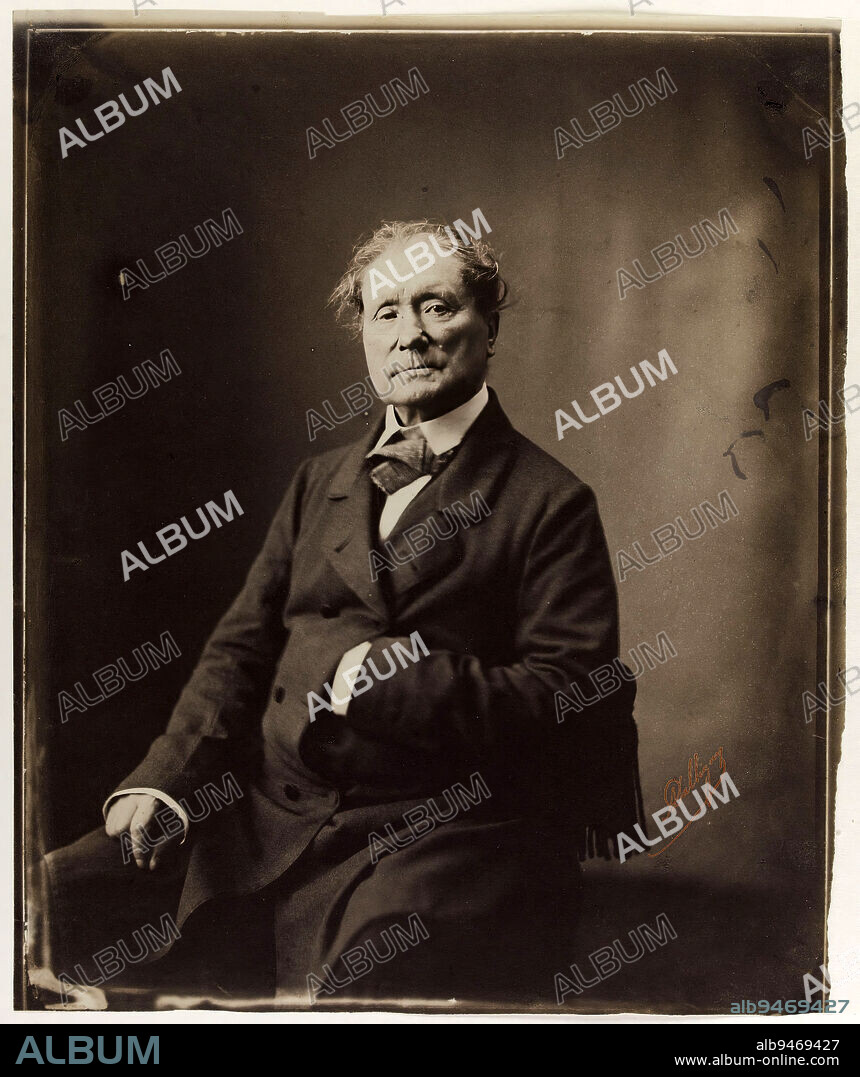 Maurice (Jean-Charles, François, Maurice Descombes, known as Charles), 1782-1869, writer, Dalligny, Louis Alexandre, Photographer, Between 1850 and 1860, Photography, Graphic arts, Photography, Dimensions - Work: Height: 33.5 cm, Width: 27.3 cm, Dimensions: Height: 50 cm, Width: 40 cm.