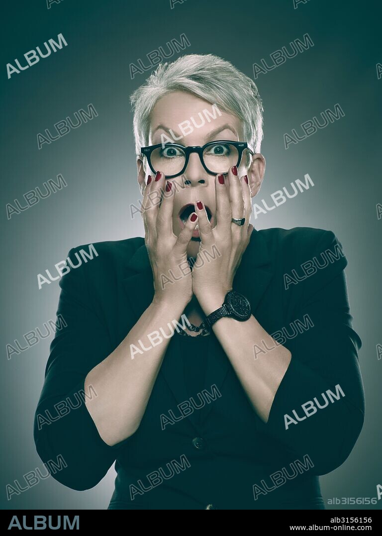 JAMIE LEE CURTIS en SCREAM QUEENS, 2015, dirigida por RYAN MURPHY. Copyright TWENTIETH CENTURY FOX TELEVISION/RYAN MURPHY PRODUCTIONS/SEC.