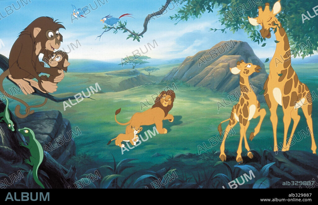 REY LEÓN 2: EL REY LEÓN 2: EL TESORO DE SIMBA, 1998 (LION KING II: THE LION KING II: SIMBA'S PRIDE), dirigida por DARRELL ROONEY y ROB LADUCA. Copyright WALT DISNEY HOME VIDEO.