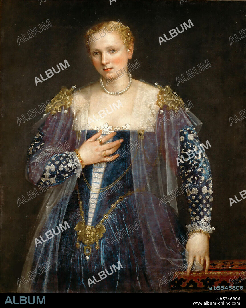 PAOLO VERONESE. Portrait of a Venetian woman (La Bella Nani).