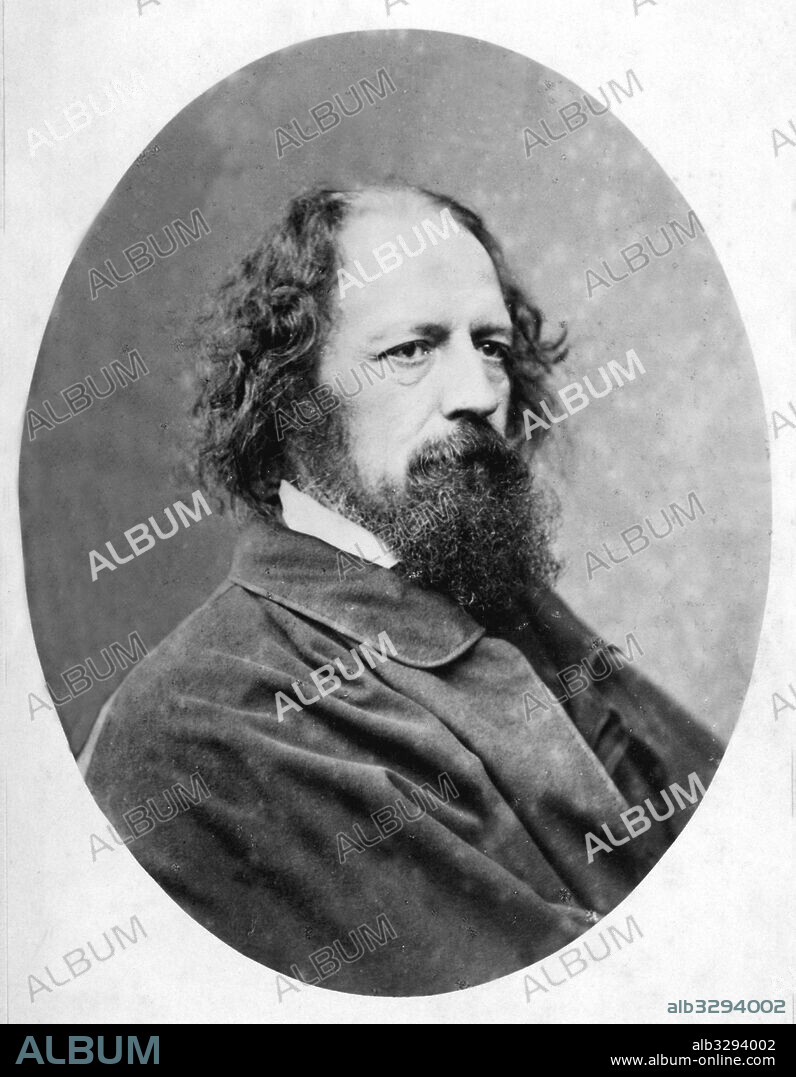 Alfred Tennyson ( Baron ). 1809-1902. Poet Laureate Born in Somersby, Linconshire.