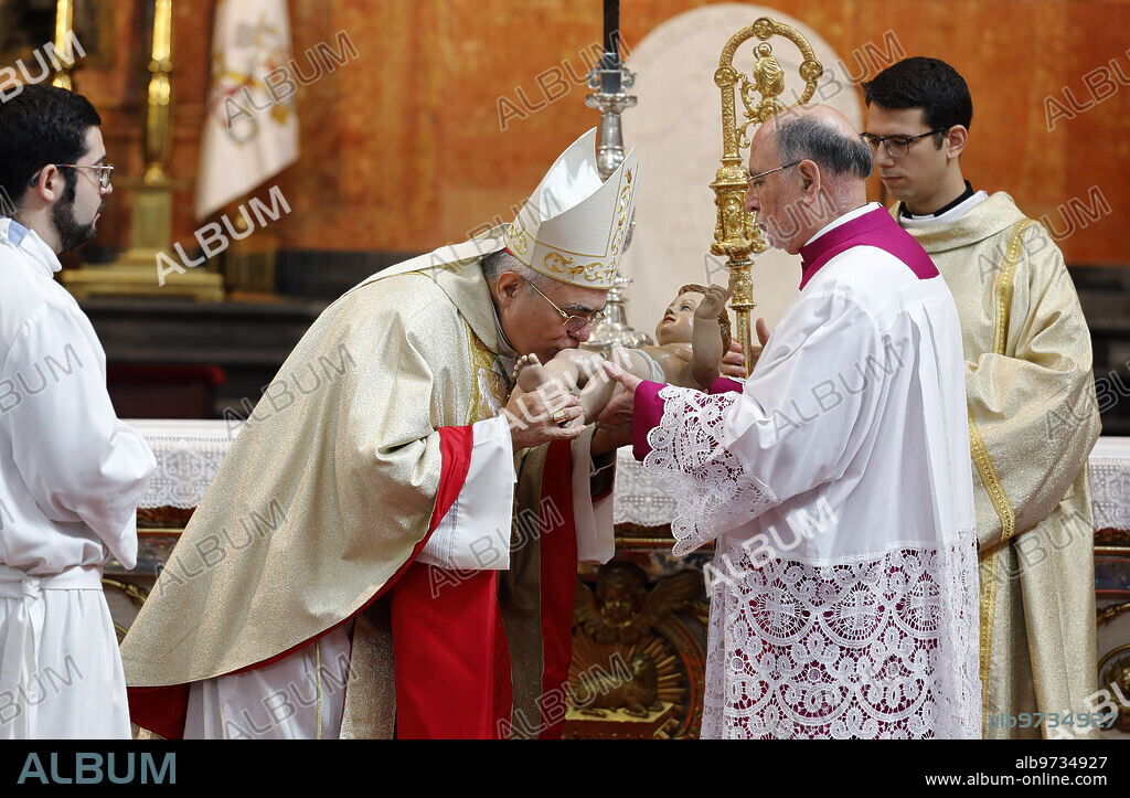 Córdoba, 25/12/2019. Misa de Navidad en la Mezquita Catedral, oficiada por el obispo de Córdoba, Demetrio Fernández. Foto: Valerio Merino. ARCHCOR.