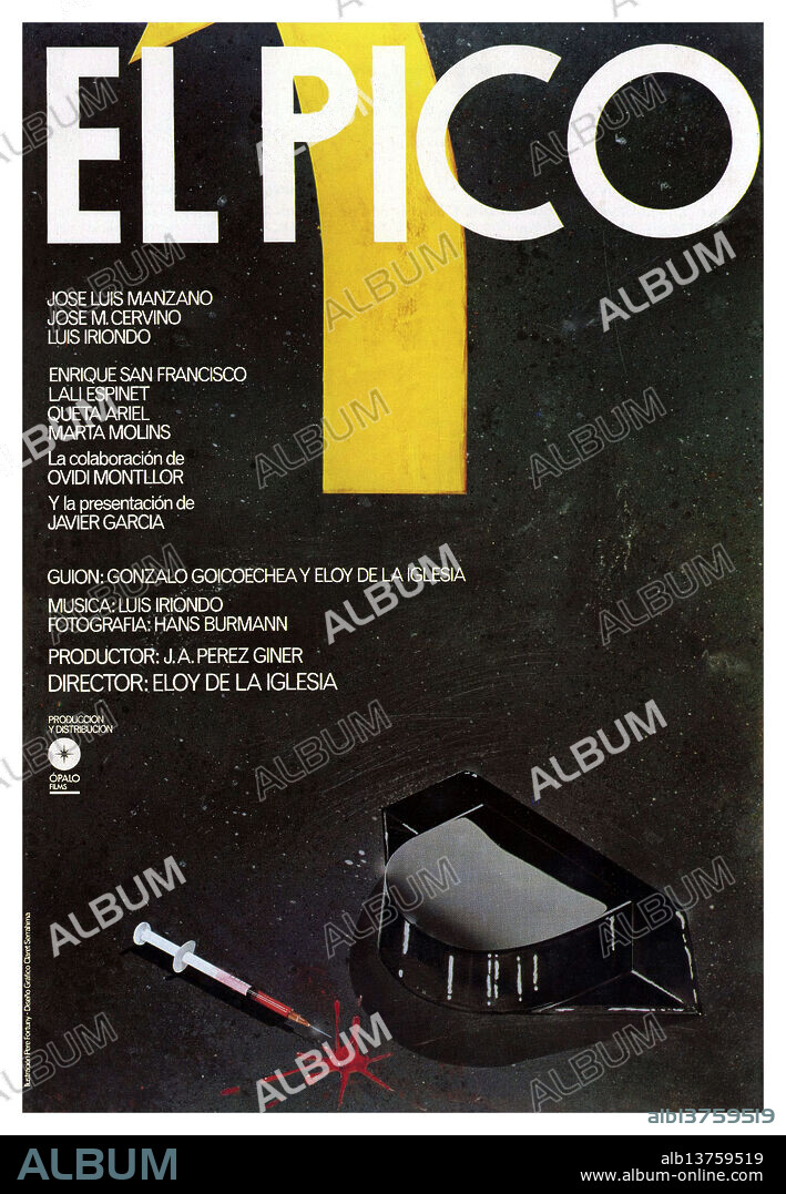 Poster de EL PICO, 1983, dirigida por ELOY DE LA IGLESIA. Copyright OPALO FILMS.
