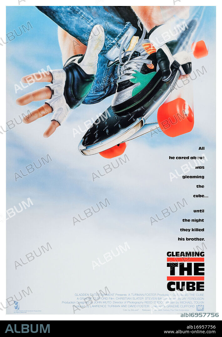 Poster of GLEAMING THE CUBE, 1989, directed by GRAEME CLIFFORD. Copyright RANK.
