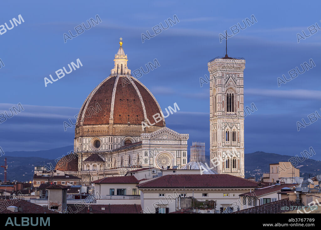 Basilica di Santa Maria del Fiore (Duomo), Florence, UNESCO World Heritage Site, Tuscany, Italy, Europe.