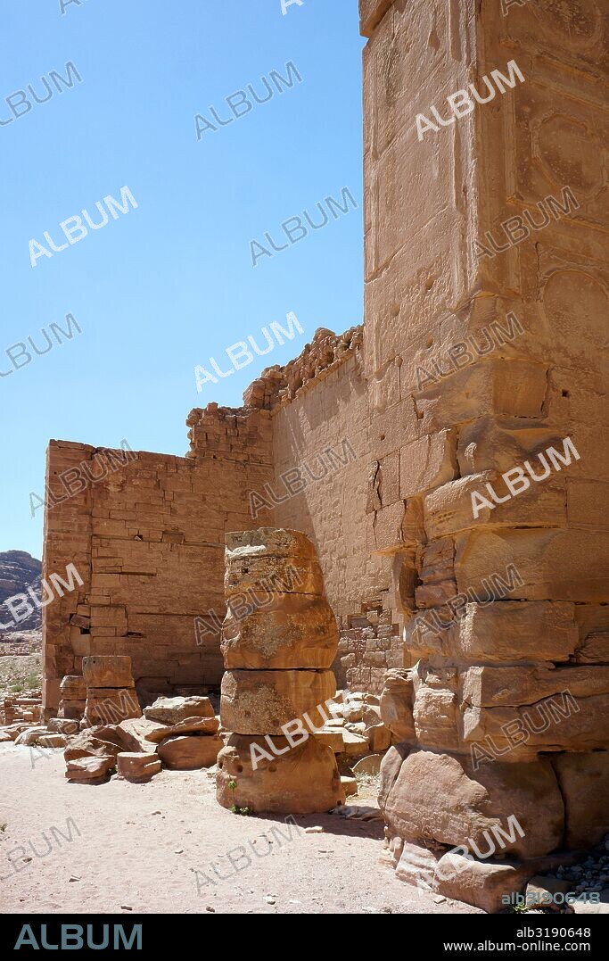 Petra. Importante enclave arqueológico en Jordania. Capital del antiguo reino Nabateo.