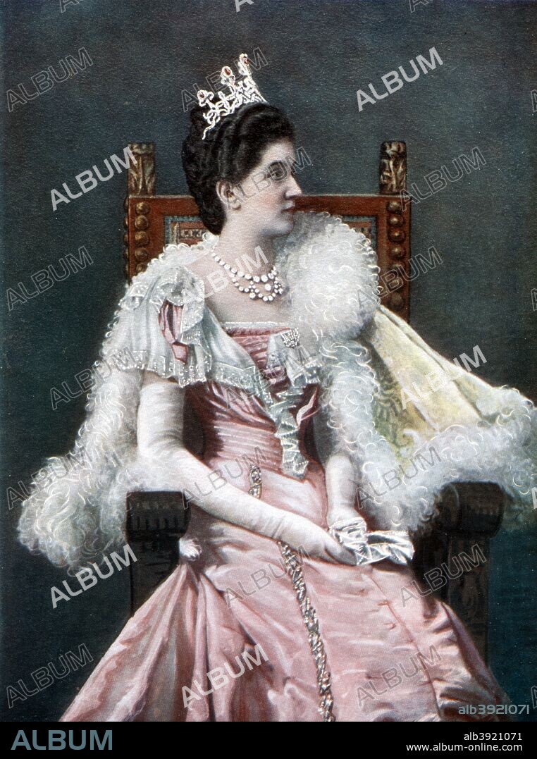 Queen Elena of Italy, late 19th century. Helen of Montenegro (1873-1952) was married to Victor Emmanuel III.