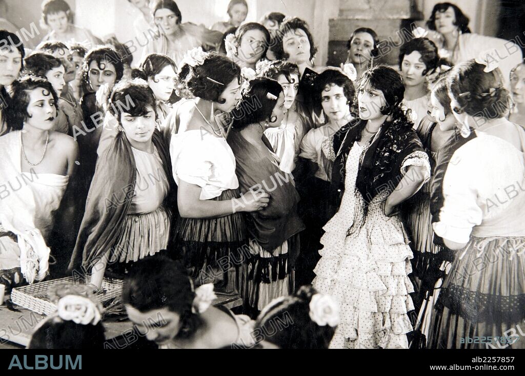PELICULA : CARMEN , 1926. DIRECTOR , Jacques Feyder. ACTORES , RAQUEL MELLER. FRANCISCA MARQUEZ LOPEZ. TONADILLERA ESPAÑOLA. TARAZONA 1888 -.