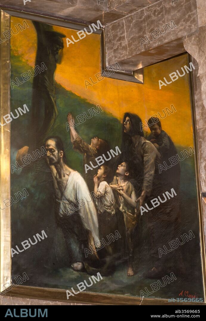 ALEIX CLAPÉS PUIG. Aleix Clapés / Misericordia del señor, Siglo XX, Pintura, Barcelona, Cataluña, España.